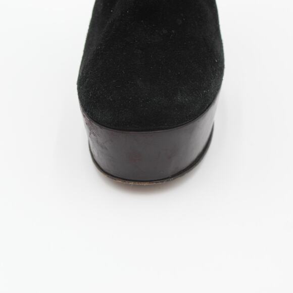 Giuseppe Zanotti Suede Over The Knee Boots 38 Womens Size 8 Black Designer - Picture 16 of 16